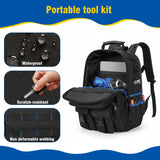 Heavy-Duty Backpack Wear-Resistant Multi-Compartment Organizer