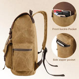 Vintage Waxed Canvas Backpack