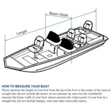 17-19Ft 210D Heavy Duty Boat Cover