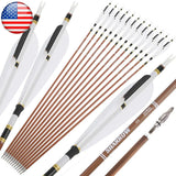 Pure Carbon Arrows, 12 pcs, 31 Inch Spine