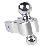 Silver 2.5" 8" Drop Adjustable Towing Hitch