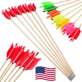 Turkey Feather Wooden Arrows