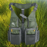 Breathable Fishing Vest with Zippered Pockets