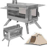 Stainless Tent Fireplace. Only 5 Left