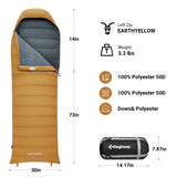 Envelope Sleeping Bag, Lightweight Camping
