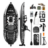 Single Inflatable Fishing Kayak Upgraded Version