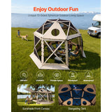 13-Sided Pop-Up Gazebo, 12 x 12 ft for 8-10 People