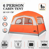 Portable Large Family Cabin Tent