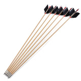 Turkey Feather Wooden Arrows