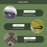 Small Silver Compact Auto-Tent