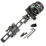 Archery Bow Sight 5 Pin Long-Range Adjustable Fiber Optic