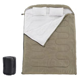 Double Sleeping Bag for Adults with Pillow