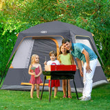 Portable Cabin Tent, 4-Person Easy Setup