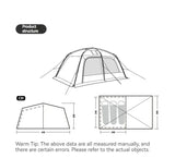 Large Tent With Chimney Hole