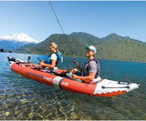 2-Person Inflatable Kayak Set with Deluxe 86in Paddles