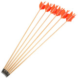 Turkey Feather Wooden Arrows