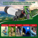 20-60X Zoom Spotting Scope 80mm FMC Lens HD Vision
