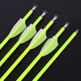 Archery Carbon Arrows, 12 pcs, 30 Inch Spine