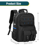 Heavy-Duty Backpack Wear-Resistant Multi-Compartment Organizer