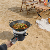 Portable Stainless Steel Wood Stove with Removable Ash Tray