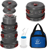 24 PC Camping Cookware Mess Kit