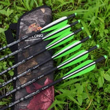 YLS Crossbow Bolts 20 Inch Carbon w/Hunting Broadheads