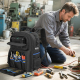 Heavy-Duty Backpack Wear-Resistant Multi-Compartment Organizer