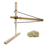 Wood Bow Drilling Fire Making Tool