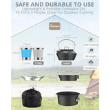 Ultralight Anodized Aluminum Cookware Set