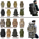 80L Tactical Mountaineering Bag
