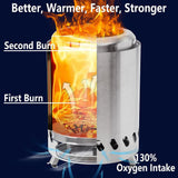 Mini Stove Wood Burning Pellet Fueled