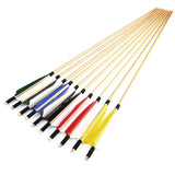 Archery Arrows 12pcs 32inch Wooden Shaft