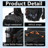 Fishing Backpack with Tackle Boxes