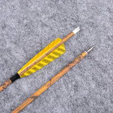 12pcs Archery Mixed Carbon Arrows 31.5 Inch Turkey Feathers