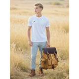 Vintage Waxed Canvas Backpack