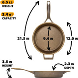 Stargazer 12-Inch Cast Iron Skillet