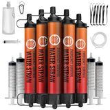 5 Pack Water Filter Straws