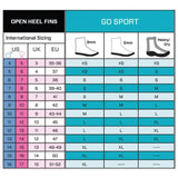 GO Sport Diving Fins for Snorkeling and Scuba Diving