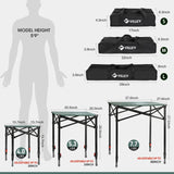 Adjustable Table with Carry Bag