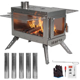 Stainless Tent Fireplace. Only 5 Left