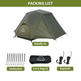 1-Person Cot Tent, Lightweight, Easy Setup