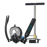 Mini Scuba Tank with Full Face Mask