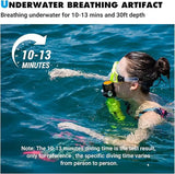 Portable Mini Scuba tank reusable up to 10-15 minutes underwater