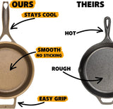 Stargazer 12-Inch Cast Iron Skillet