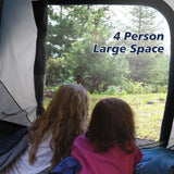 Waterproof Dome Camping Tent for 4-6 People