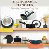 10pcs Nonstick Cookware Set