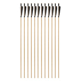 Archery Arrows 12pcs 32inch Wooden Shaft