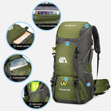 50L Travel Backpack Men