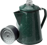 Enamelware Percolator Coffee Pot for Camping