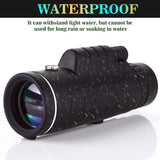 80x100 HD ZOOM Powerful Monocular Telescope Aluminium Alloy Tripod